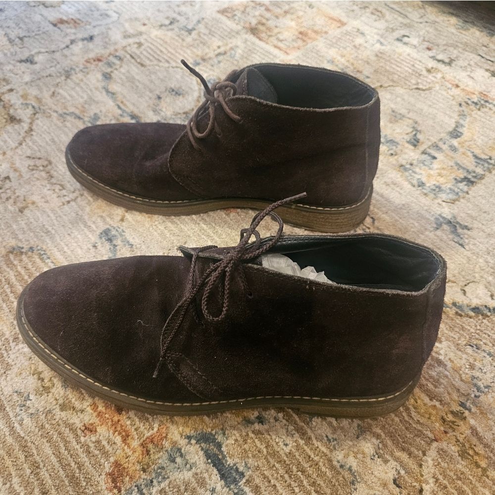 Joseph abound brown suede boots sz 10.5 excellent condition
